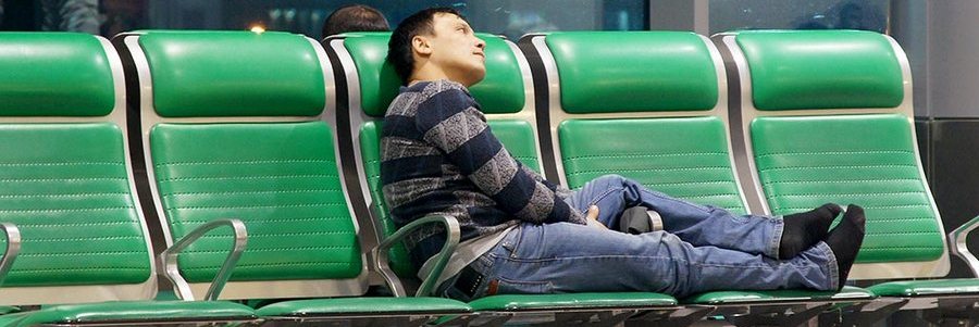 Скучное ожидание следующего рейса